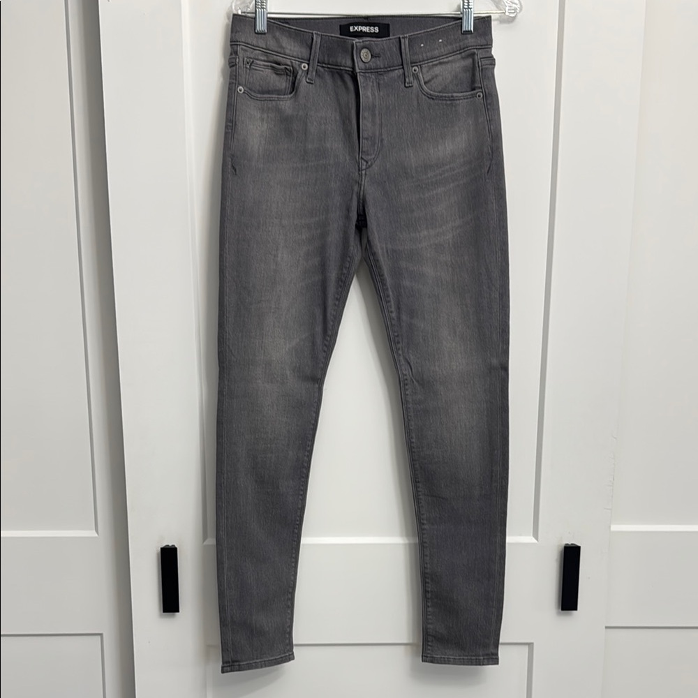 Express Charcoal Denim Pants